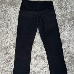 Size 4 lululemon crops. In good used condition